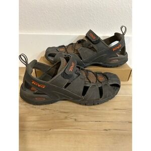 Teva Mens Dark Gray Dozer Hiking Sandals Adjustable Straps Outdoor Size 11